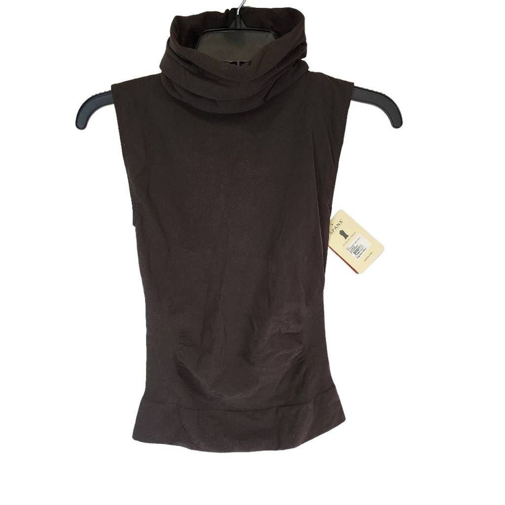 Spanx 974 Sleeveless Turtleneck Shaping On Top Control Top Slimming Compression
